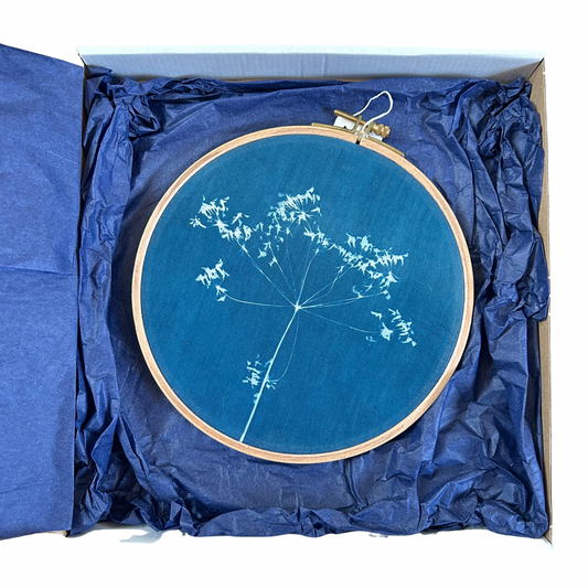 Cyanotype Heol glas