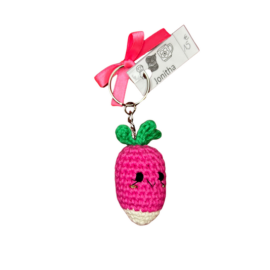 Porte-clés radis Jonitha boutique