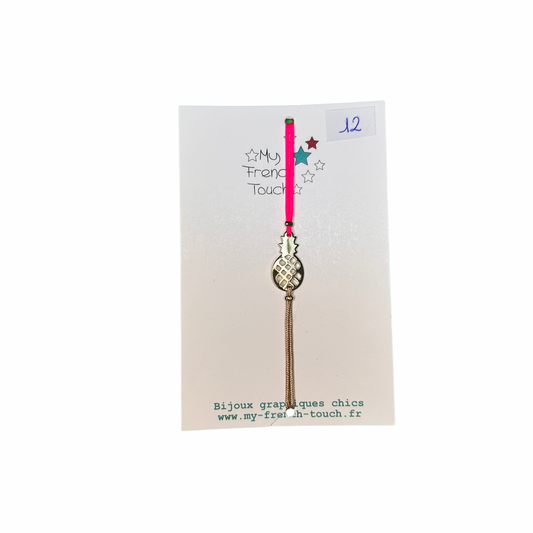 Bracelet cordon My French touch