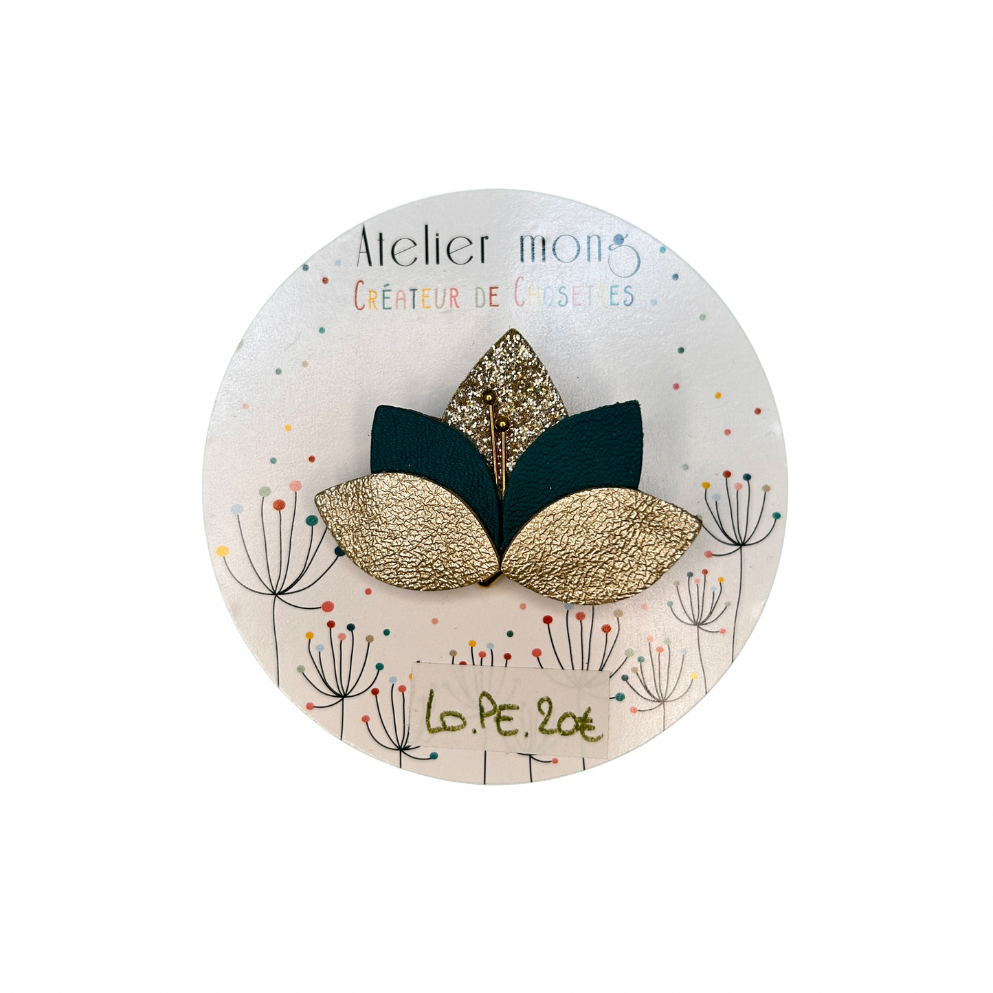 Broche lotus Atelier Mong